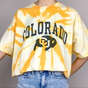 University of Colorado Bleached Tie-Dye T-Shirt